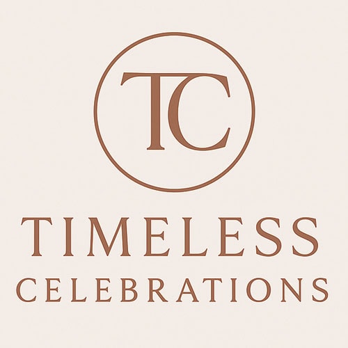 Elegant logo featuring "TC" initials for a premium event planning service.